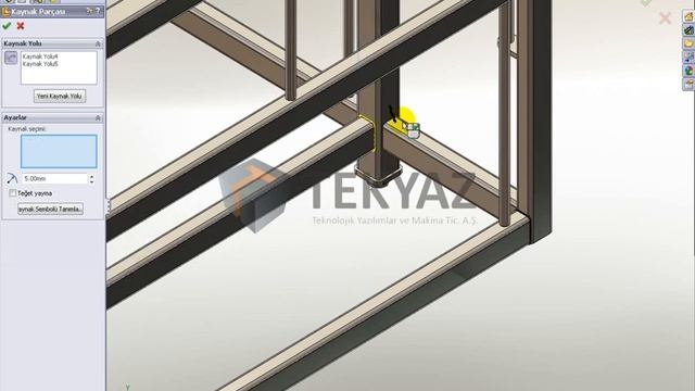 SolidWorks 2011 Yenilikleri (Montaj) 3 - Montajda Kaynak смотреть онлайн