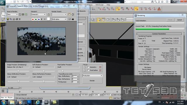 Render car mental ray 3ds max смотреть онлайн