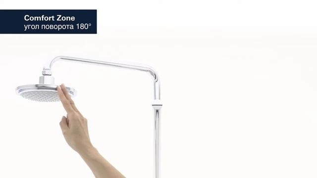 Душевая система Grohe Tempesta Cosmopolitan 160 26223000 с термостатом смотреть онлайн