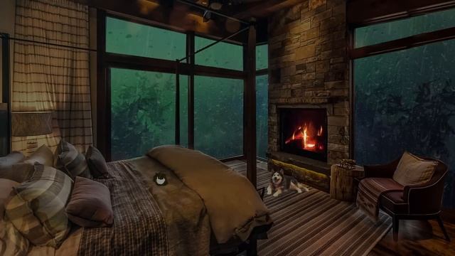 ASMR Rain Sounds For SleepingㅣHeavy Rain and Thunder for Sleep, Study and Relax смотреть онлайн