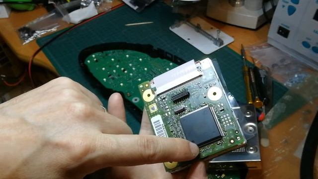 Audi A4 B6 dasboard - repair LCD display смотреть онлайн