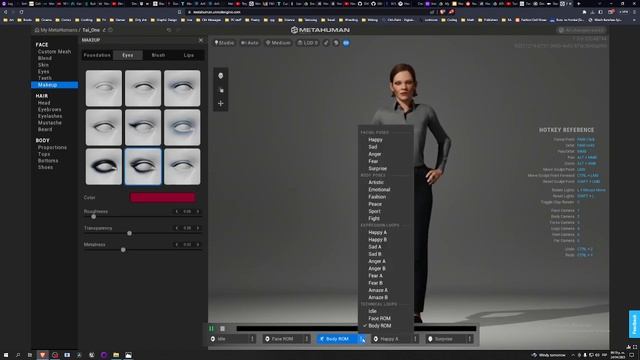 Facebuilder mesh Metahuman test смотреть онлайн