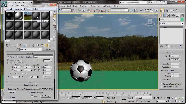 3DS Max Matte Shadow Material смотреть онлайн