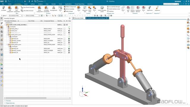 Siemens NX - Assembly Arrangements смотреть онлайн