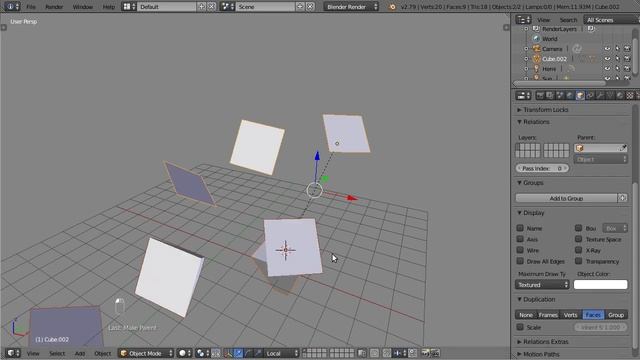 Blender, align objects with duplifaces (not a tutorial) смотреть онлайн