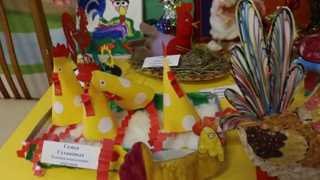 Выставка «Огненные петушки» - от воспитанников д/с №27. Миасс. 27.12.2016