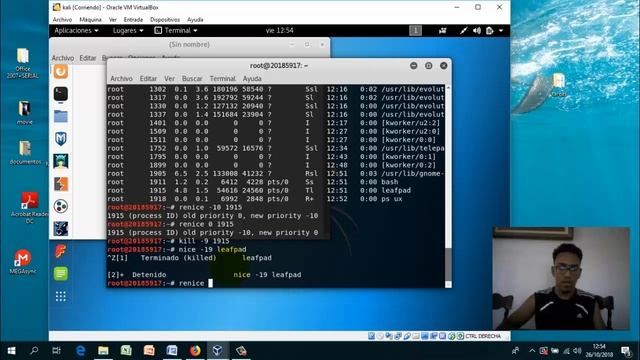 Administracion de Procesos En LINUX KALI VirtualBox смотреть онлайн