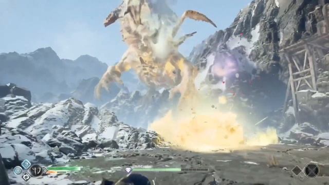 Kratos Vs Dragon Boss | Dangerous Fight | God Of War