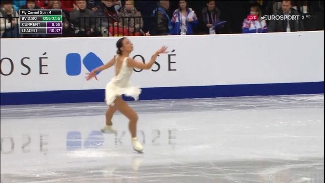 2019 Euro Ladies SP Nicole Schott With you by Caissie Levy смотреть онлайн