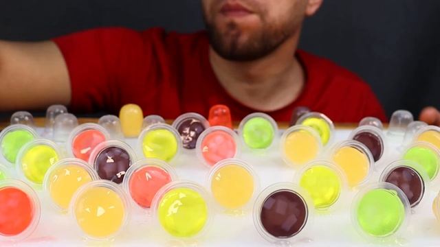 [ASMR] EATING MINI FRUITS JELLY 🍇🍍🍓🍑🍏 смотреть онлайн