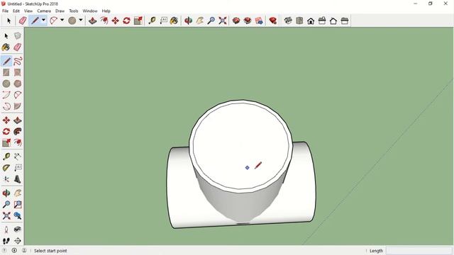 MEMBUAT SAMBUNGAN PIPA T || APLIKASI SKETCHUP смотреть онлайн