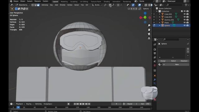 How to Make Masks and Glasses in Blender? смотреть онлайн