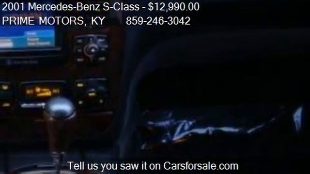 2001 Mercedes-Benz S-Class S55 AMG - for sale in Lexington, смотреть онлайн
