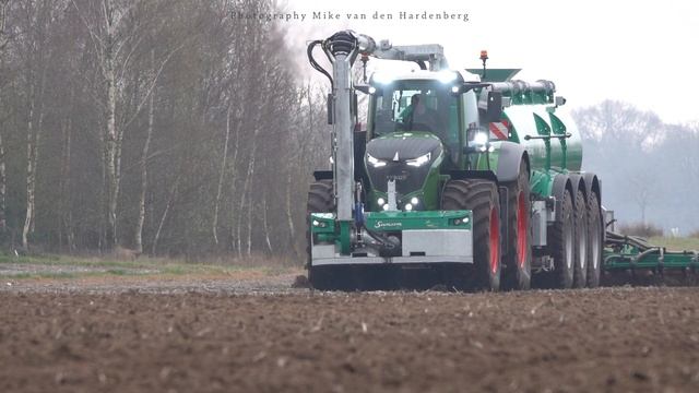Slurry Injection w/ FENDT 1050 Vario + Samson PG II 31 | Biogas Wester смотреть онлайн