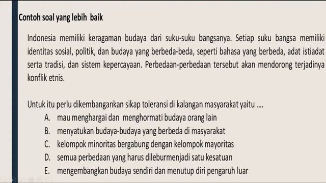Cara Membuat Soal Pilihan Ganda sesuai kaidah yang Benar смотреть онлайн