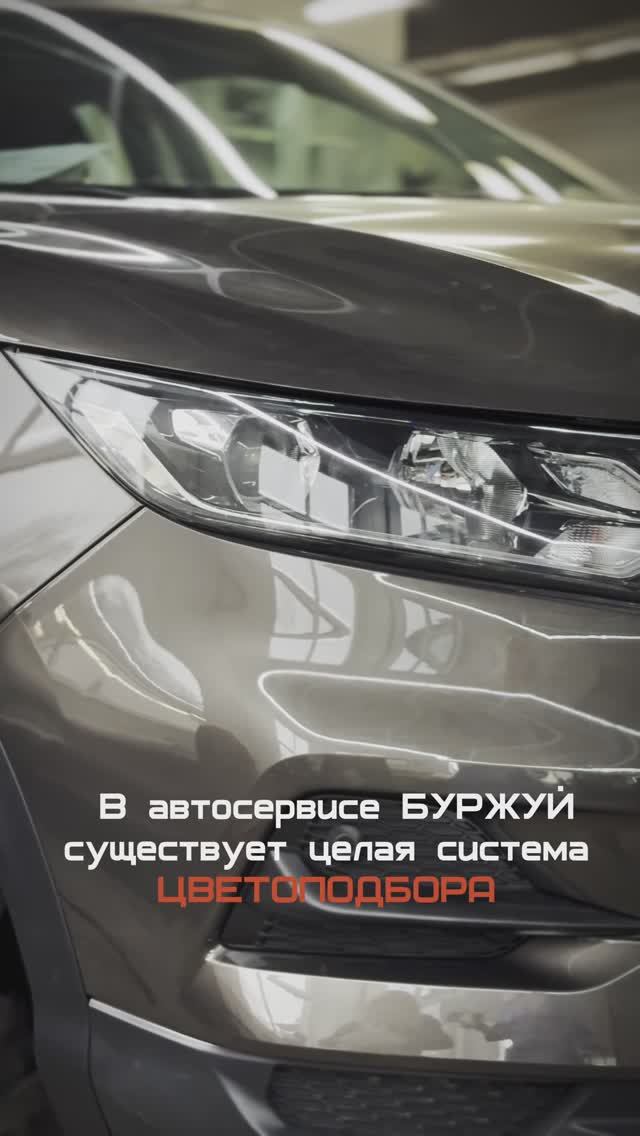 Система цветоподбора с автосервисе "Буржуй"