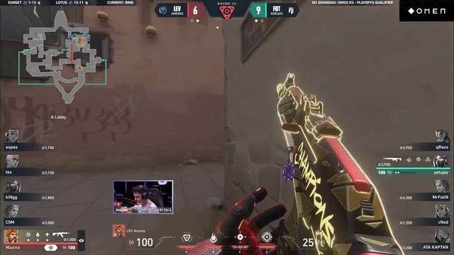 FUT vs LEV — VALORANT Masters Shanghai — Suiza Ronda 3 — Mapa 3 смотреть онлайн