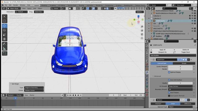 TUTORIAL n.1 su "Rig A Car" , addon opzionale x l'animazione automotive con Blender . смотреть онлайн
