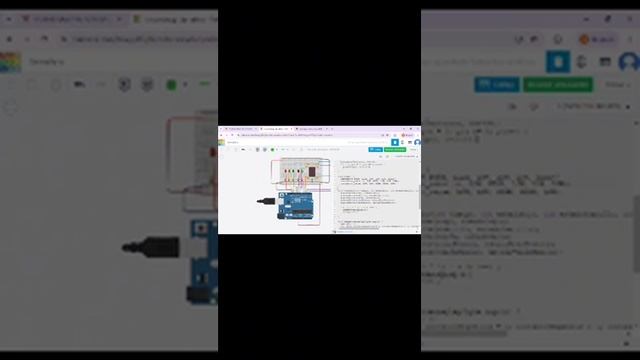Implementacion de un semáforo en tinkercad. смотреть онлайн