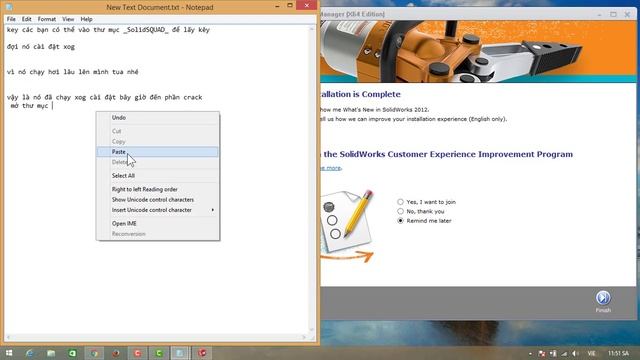 cai solidwork 2012 x86, x64 full crack смотреть онлайн