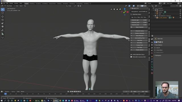 MB-Lab Character Blender Preparation For Mocap
