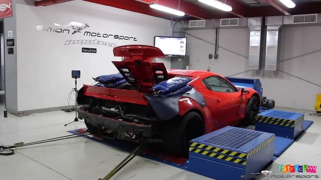LibertyWalk Ferrari 458 Spider with IPE F1 Exhaust on the dyno run 2 at SimonMotorSport Dubai смотреть онлайн