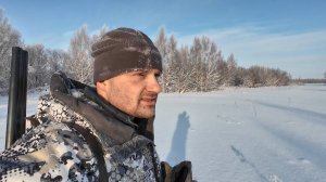 В СИЛЬНЫЙ МОРОЗ ВЫШЕЛ ПООХОТИТСЯ С РУЖЬЕМ ИЖ-54. ЗАВЕРШЕНИЕ СЕЗОНА.