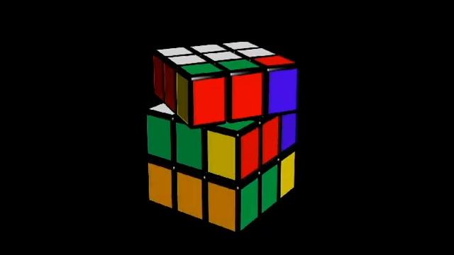 Rubik's Cube animation (3DS Max) смотреть онлайн