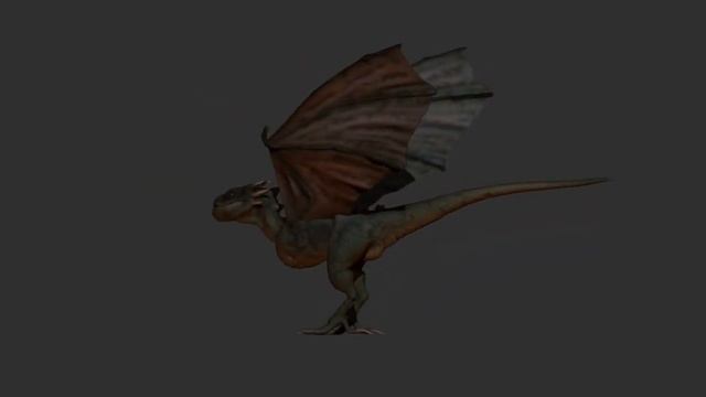 Zbrush Wyvern Model смотреть онлайн