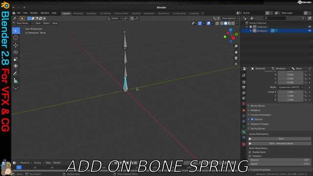ADD ON BONE SPRING VERY COOL BLENDER 2.8 EASY 👌👍🐷🐖🐖 смотреть онлайн