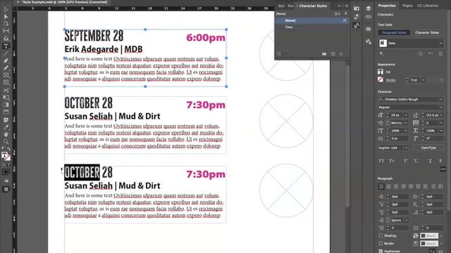 Quick InDesign Styles Tutorial смотреть онлайн
