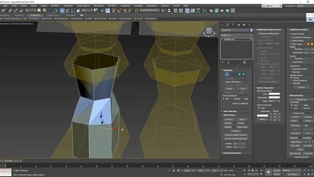 3D MAX教學_004 MAX基礎建模 切割 Cap poly等 смотреть онлайн