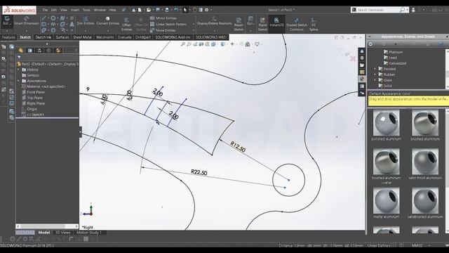 Solidworks Tutorial : Bicycle Concept (Discbrake Design) Part 11 смотреть онлайн