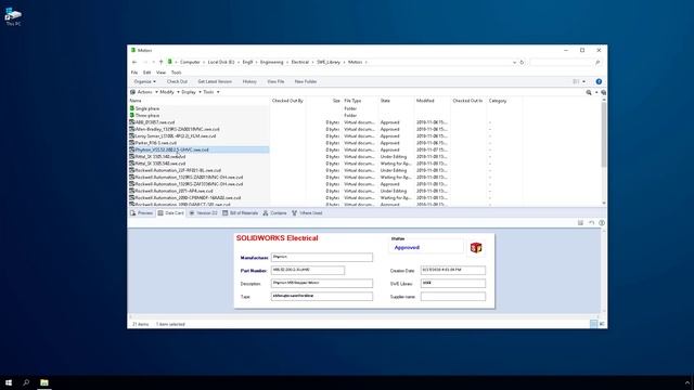 PDM Connector Tool - DDM 2019 Feature - SOLIDWORKS смотреть онлайн