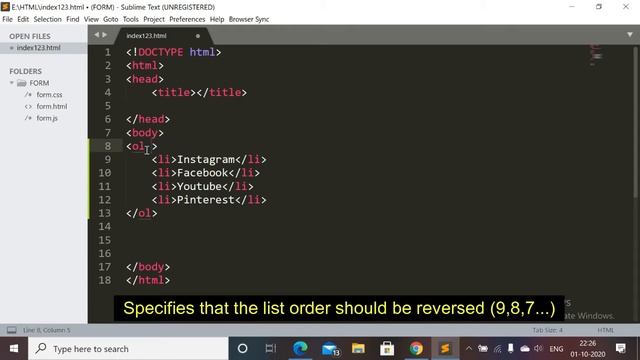 List Tag | WEB DESIGN WITH HTML|HTML Crash Course For Absolute Beginners | how to use tags смотреть онлайн