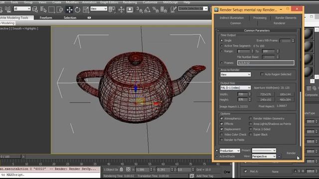 3ds Max Tutorial:Composite Material using Mental Ray Renderer смотреть онлайн