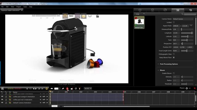 SOLIDWORKS Visualize Product Animation смотреть онлайн
