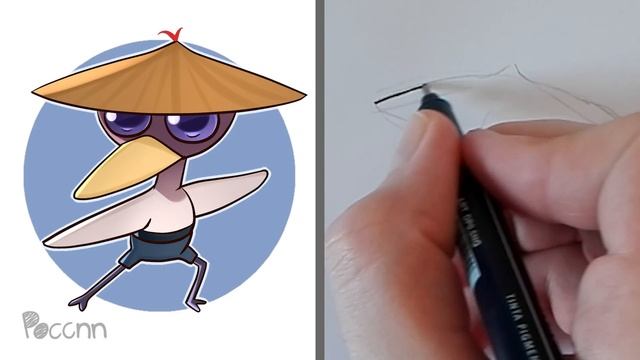 Cómo dibujar a Grulla Chibi (Kung Fu Panda) смотреть онлайн
