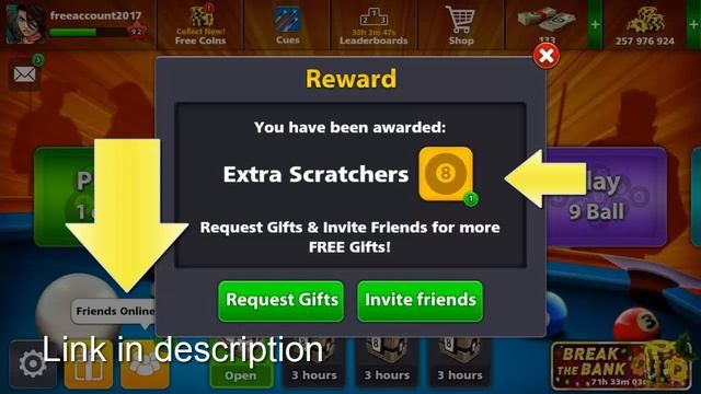 Free Scratch 8 ball pool 2018 смотреть онлайн