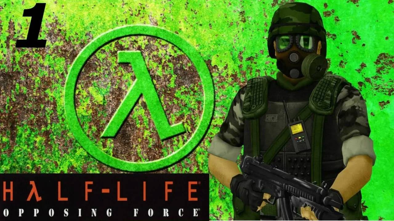 Прохождение Half-Life: Opposing Force #1 (WELCOME TO BLACK MESA)