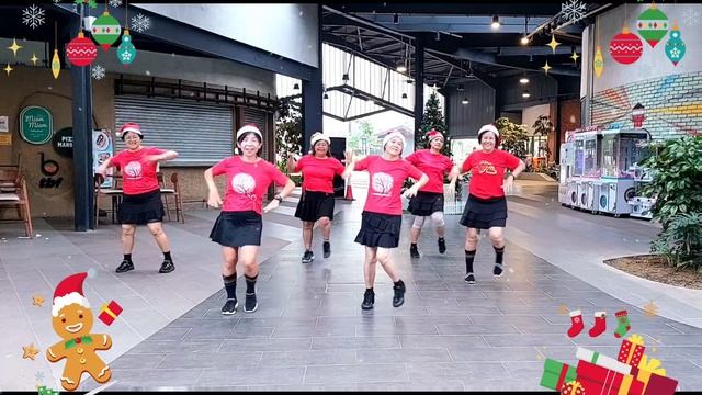 Jolly Christmas Line Dance ( Choreo:Renny Eka (INA) - Dec' 2023 ) смотреть онлайн