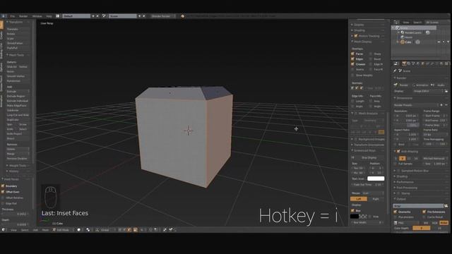 Blender Quick Tip: Inset смотреть онлайн