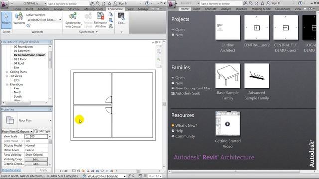 Revit 2012 - Worksharing.mp4 смотреть онлайн