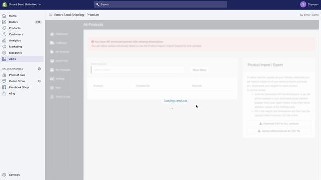 Step 3 - My Products tab - Smart Send Premium app for Shopify смотреть онлайн