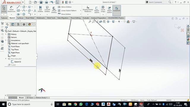 23. SOLID WORKS FOR BEGINNERS - SCALING смотреть онлайн