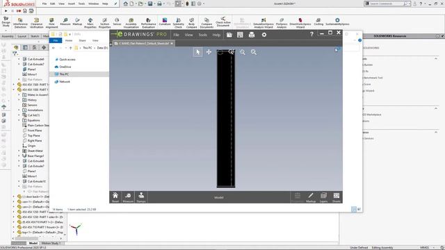 Export All Flat Patterns from SOLIDWORKS assembly components смотреть онлайн
