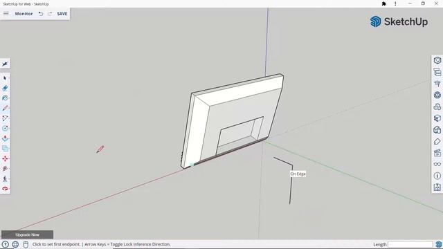 How to design a monitor in sketchup? смотреть онлайн