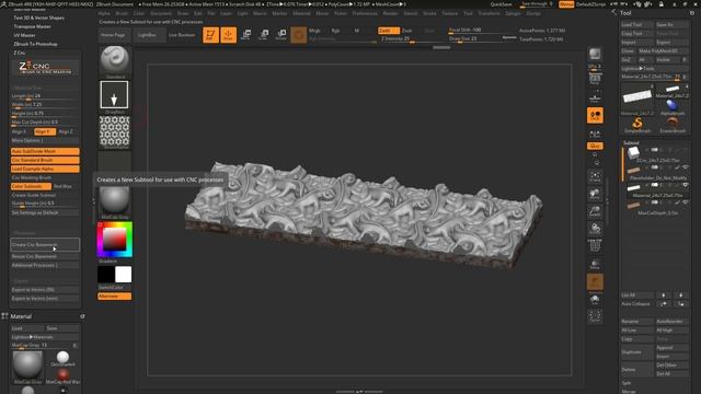 Z Cnc - Pixologic's ZBrush Plugin смотреть онлайн