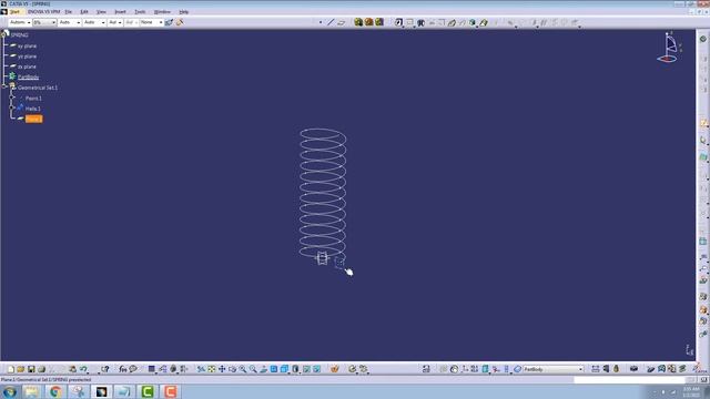 CATIA V5 Tutorial #9 | Spring | Beginner смотреть онлайн