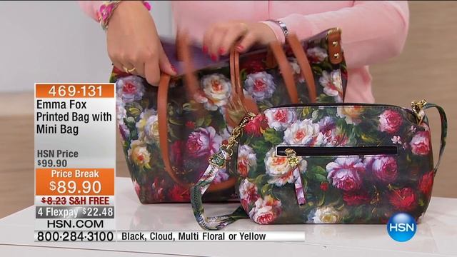 Emma Fox Printed Bag with Mini Bag смотреть онлайн